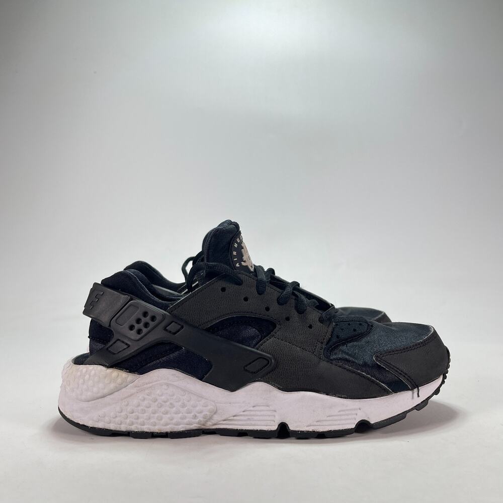 Nike Air Huarache Black White Lace Up Running Shoes 634835-006 Women's Size 7.5